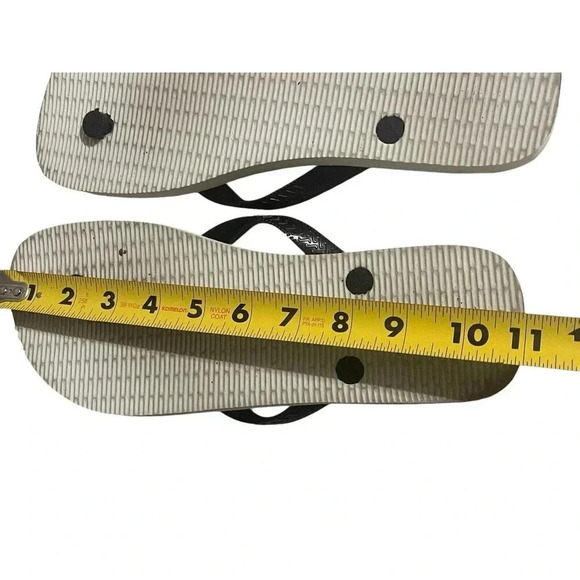Havaianas Unisex Men’s Mario Bros Sandal White/Black Flip Flop Size 9/10 RARE main image 5
